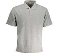 Polo gris pour hommes manches courtes - coupe regular avec broderie & logo, taille : S Couleur : Grigio