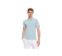 Polo Guess Homme Classic logo brode Bleu Synthétique XS