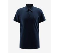 Polo Haglöfs Mirth manche courte bleu foncé. - M