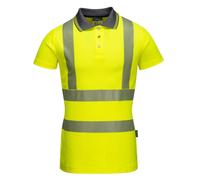 Polo haute visibilité femme Portwest Jaune M