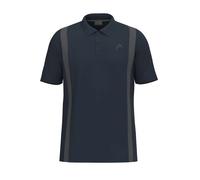 Head Racket Club 25 Tech Short Sleeve Polo Bleu XL Homme
