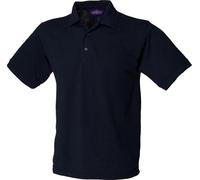 Polo Henbury Herren, Kurzarm RW625 (Medium) (Marineblau)