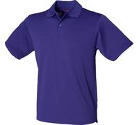 Polo Henbury Hommes Coolplus Pique RW635 (5XL) (Violet Lumineux)