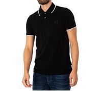 Polo homme Armani Exchange noir coupe slim col polo M