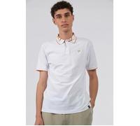 Polo homme blanc 100% coton - KAPORAL - NOAH - Manches courtes - Col polo S