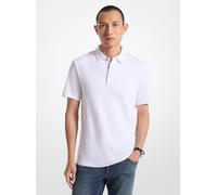 Michael Kors - Polo Blanc avec Logo Brodé - Homme - Tops - Blanc - Taille: L