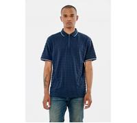 Polo homme bleu marine Kaporal TURN - 100% coton - col zippé - manches courtes XXL
