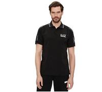 Polo homme - EA7 Emporio Armani - noir - coupe cintrée - col polo L