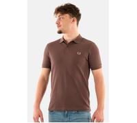 Polo homme Fred Perry plain U85 brick/warm grey - col polo - manches courtes - coupe regular XL