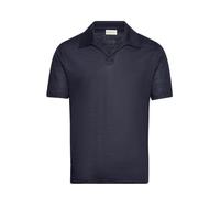 Polo homme Gant Linen Ss en lin bleu marine S