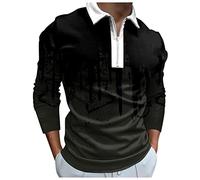 Polo Homme Grande Taille Doux Polo Grande Taille Confortables Polo Shirt Homme D'Automne Polo Eponge Homme HawaïEnnes ImpriméEs Polo Bleu Ciel Homme MinceCol Polo Pas Cher Homme Marque De Polo H