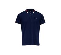 Polo Homme Hungaria - Imazu - Manches Courtes - 100% Coton - Bleu S