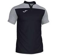 Polo Joma Combi manches courtes noir gris - M