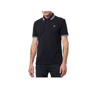 Polo Homme Kaporal Rayoc - Noir - Col polo - Manches courtes - Logo en caoutchouc S