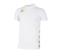 Kappa Gastio Short Sleeve Polo Blanc S Homme