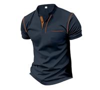 Polo Homme Manche Courte, Tshirt Running Homme, Tshirts Outdoor Séchage Rapide Fit Regular Chemise Décontractées Respirant Baggy Chemises Confortable Confortable Coupe Classique