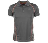 Polo homme manches courtes CALYPSE-Gris-M Peak Mountain - Respirant - Multisport - Montagne M