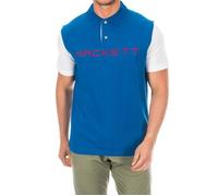 Polo homme manches courtes et col revers HMX1008B-Bleu cobalt-blanc S