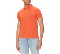 Polo Homme Manches Courtes TOMMY HILFINGER 1985 Slim Coton Orange Brilliant