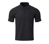 Polo Homme Manches Courtes- Top Ete Col Revers avec Zippée Couleur Unie Casual Style Vêtements De Travail T-Shirt Coupe Ample Chic Et Confortable Polyvalent Haut Basique Doux 2026