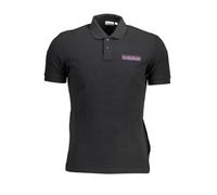NAPAPIJRI POLO A COURT TRAITEMENT HOMME NOIR : Couleur - Noir, Taille - XL Taille : XL Couleur : Noir