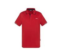 Polo Homme Schott - Ref 56519 - Rouge - Col boutonné - Logo brodé - Coupe standard S