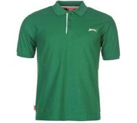 Polo Homme - Slazenger - Vert - Manches courtes - Col 3 boutons - Tissu respirant L