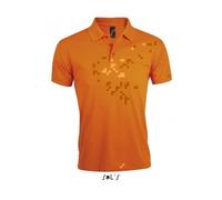 Polo homme - SOL'S - Prime - Orange - Manches courtes - Coton polyester S