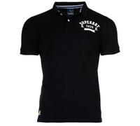 Polo Homme Superdry - Noir - Manches courtes - Col polo M