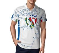 Polo Homme,T Shirt Manche Longue Homme,Vêtement Homme Confortable et Intemporel pour Le Quotidien Coupe Classique et Style élégant adapté Travail et aux Loisirs (White, XXXL)