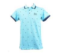 Polo Homme Ted Lapidus En Coton Confort Et Qualité Peio Turquoise