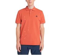 Polo Homme Timberland Piqué Millers River Orange - Manches Courtes - Col Polo S