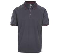 Polo Homme Trespass Bonington - Noir - Manches Courtes - Protection UV et Anti-moustique M