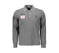 Polo Homme U.S. POLO ASSN. Gris Textile SF9221 - Slim - Manches courtes - Col polo XL