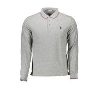 Polo Homme U.S. POLO ASSN. Gris Textile SF9374 - Regular - Manches courtes - Col polo