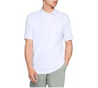 Polo Homme - Under Armour - Coupe Loose - Col Polo - Blanc