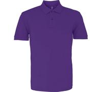 Polo hommes Asquith & Fox, manches courtes RW3471 (XL) (violet)