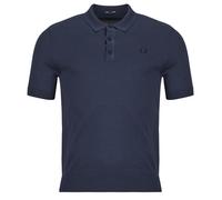 Vêtements Fred Perry COTTON KNITTED SHIRT pour Homme S Bleu
