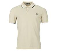 Polo hommes Fred Perry TWIN TIPPED FRED PERRY SHIRT Beige EU S