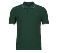 Polo hommes Fred Perry TWIN TIPPED FRED PERRY SHIRT Vert EU XL