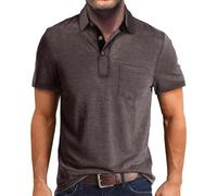 Polo Hommes Manches Courtes Polos d'été Casual Polo de Golf Regular Fit Polo T-Shirt Business Polo pour Homme à Séchage Rapide Top de Tennis Chemisier Pas Cher