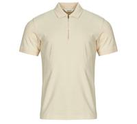 Polo hommes Selected SLHISAAC ZIP Beige EU XL