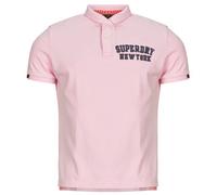 Superdry Vintage Athletic Short Sleeve Polo Rose M Homme