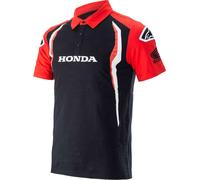 Polo Honda Alpinestars Homme Noir Rouge
