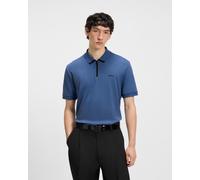 Polo HUGO Petit Logo manches courtes bleu - L
