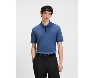 Polo HUGO Petit Logo manches courtes bleu - XXL