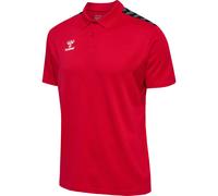 Hummel Polo Authentic fonctionnel manches courtes, respirant, séchage rapide – Rouge L Homme