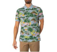 Polo Imprimé Hawaï - GANT - Homme - Bleu L