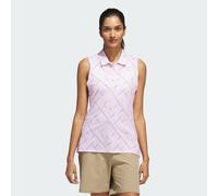Polo imprimé sans manches Ultimate365 Clear Pink L