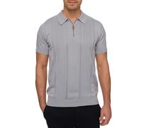 Polo Indicode pour hommes INSago polo zippé col hommes manches courtes